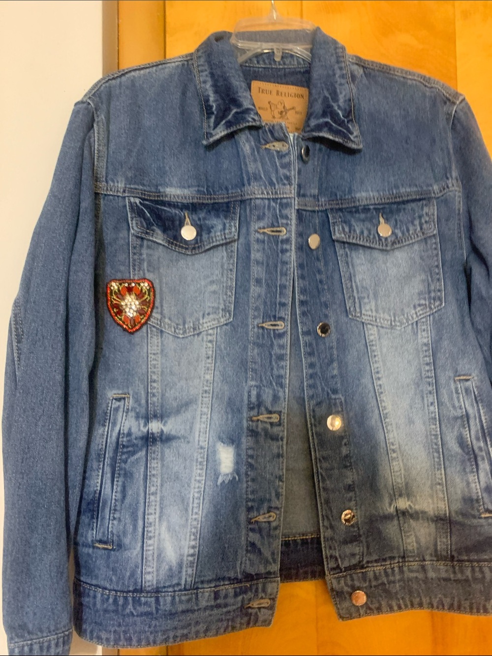 Blue Jean jacket. Tote 4